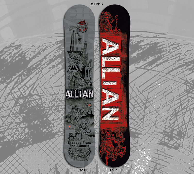 【送料込み】ALLIAN ATLANTIS スノーボード板2013-2014 - blue-train.sakura.ne.jp