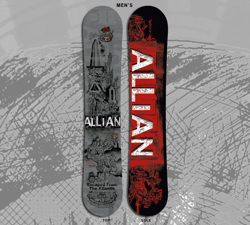 ATLANTIS - ALLIAN SNOWBOARDS 12/13 MODEL