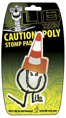 CAUTION POLY STOMP PAD