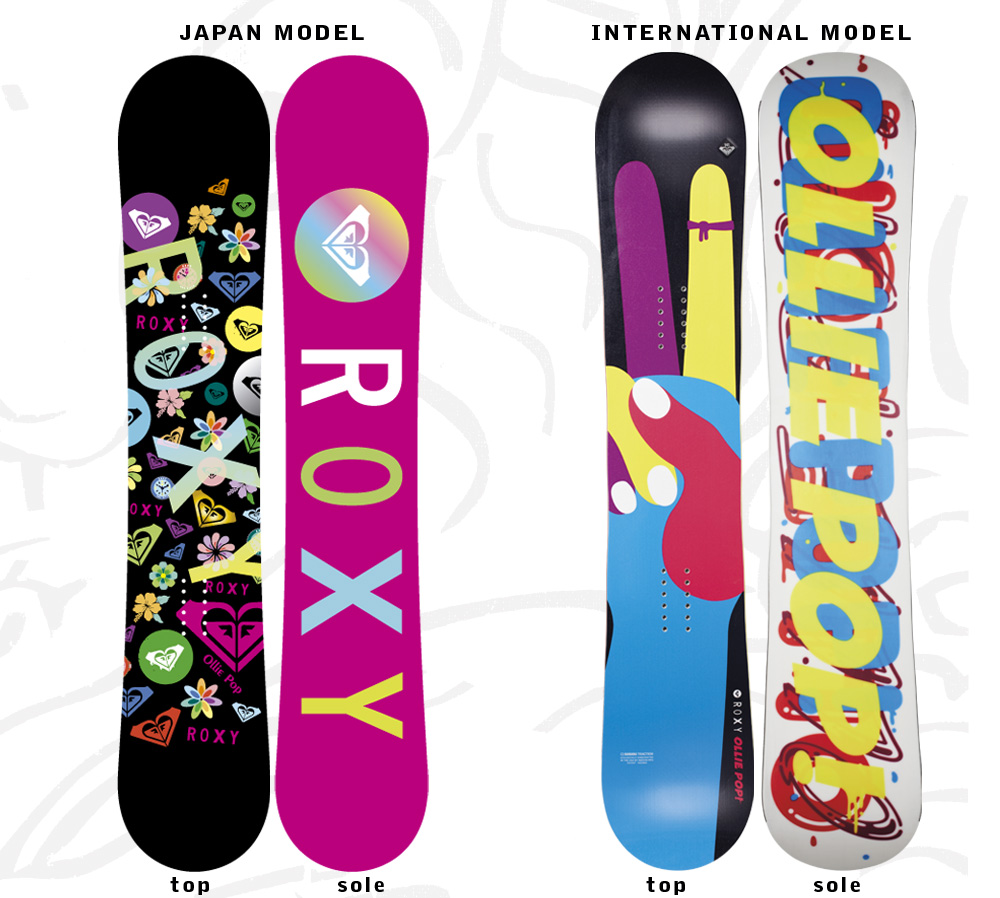 ROXY OLLIE POP 145cm ＆ ビンディング SM 21〜24cm