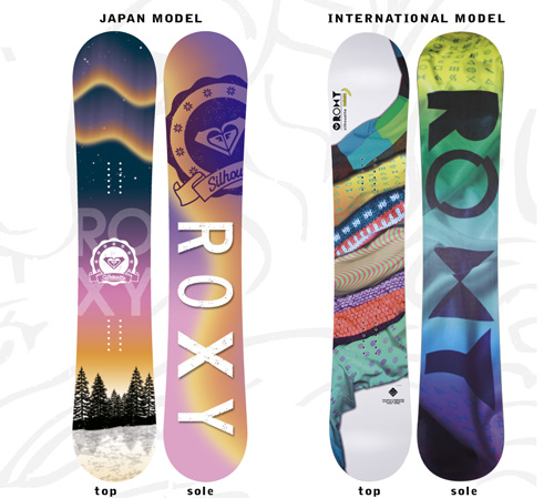 SILHOUETTE - ROXY 12/13 SNOWBOARDS