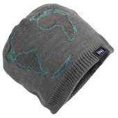 "GLOBE BEANIE"@charcoal