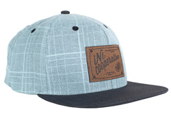 "ROOTS LABEL CAP" light blue