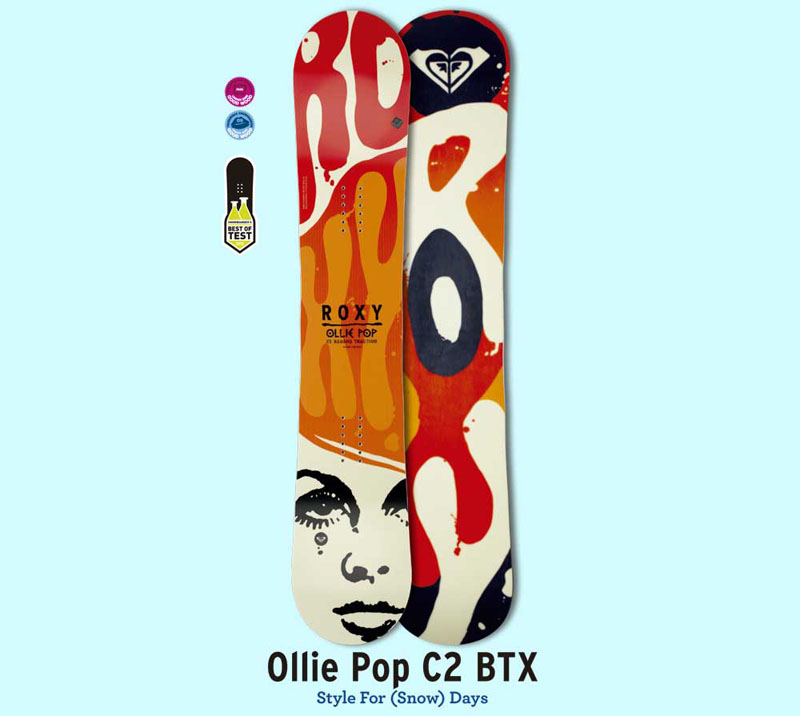 ROXY OLLIE POP 145cm ＆ ビンディング SM 21〜24cm