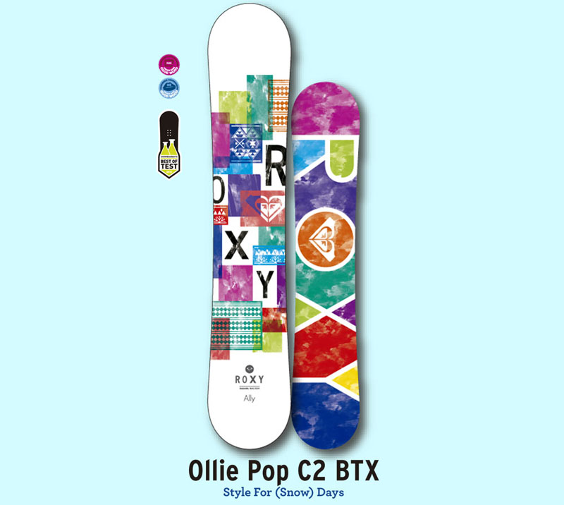 ROXY OLLIE POP 145cm ＆ ビンディング SM 21〜24cm