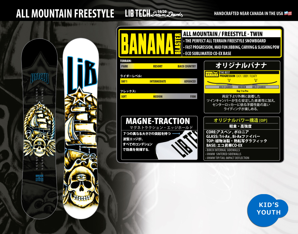 BANANA BLASTER - LIBTECH SNOWBOARDS 19-20