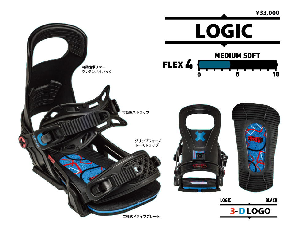 LOGIC BLACK 3-D LOGO