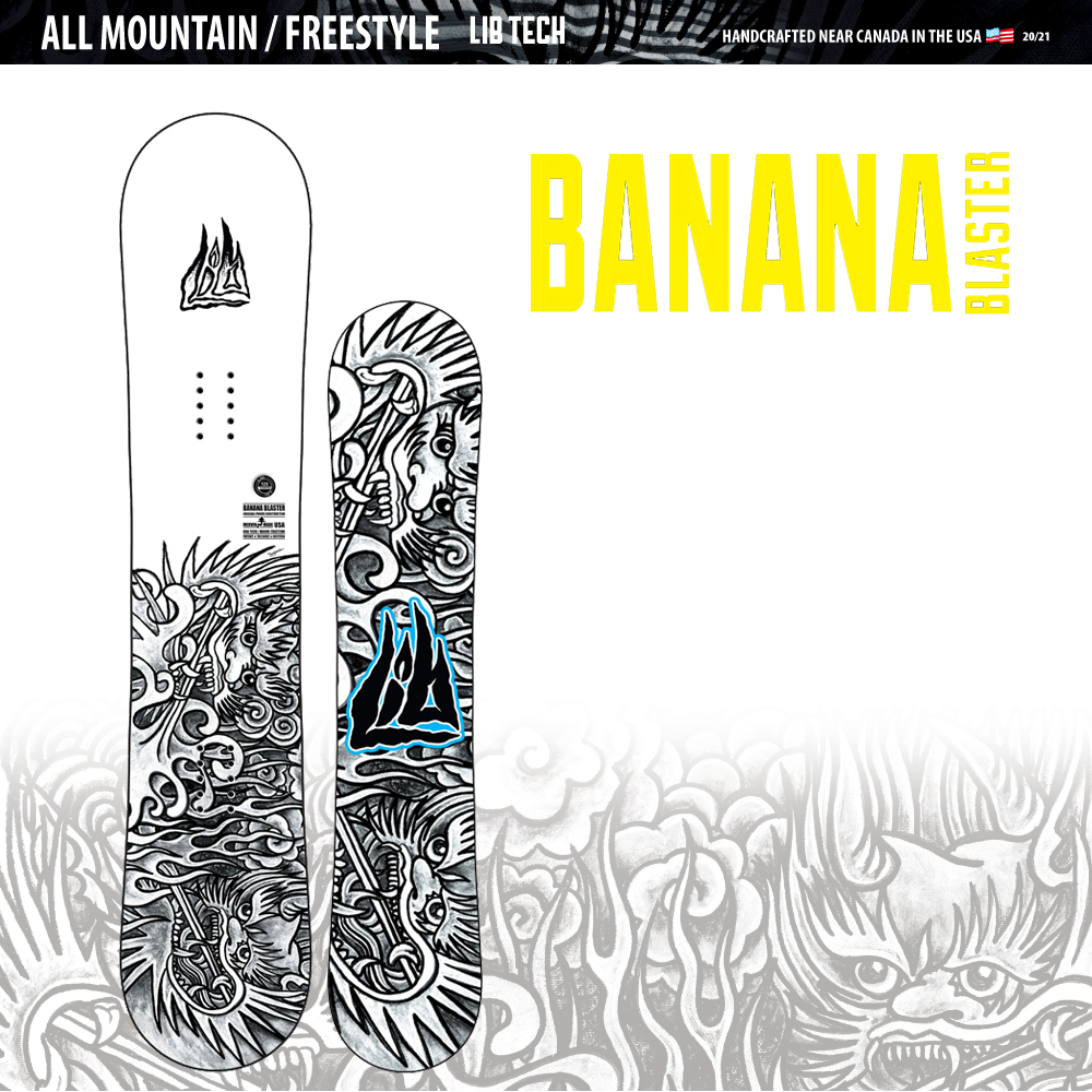 BANANA BLASTER- LIBTECH SNOWBOARDS 20-21