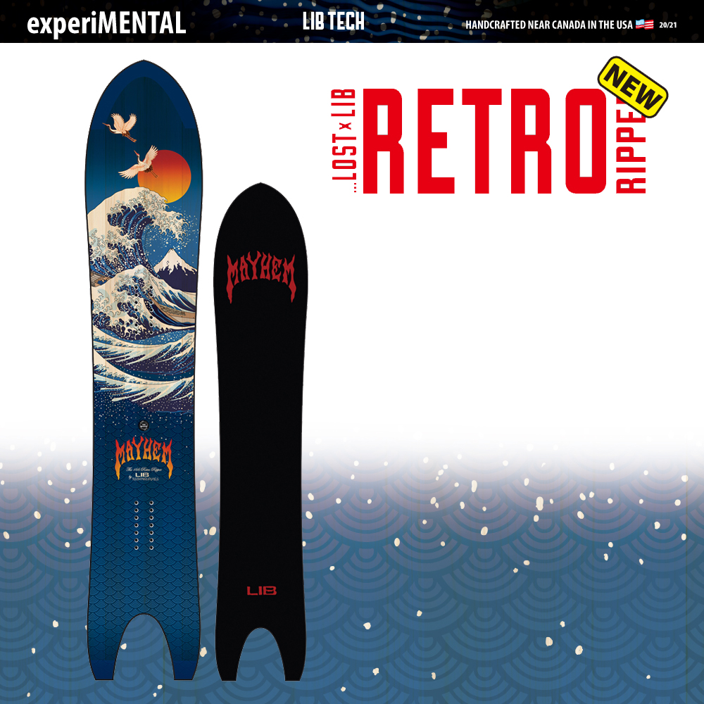 LOST x LIB RETRO RIPPER- LIBTECH SNOWBOARDS 20-21