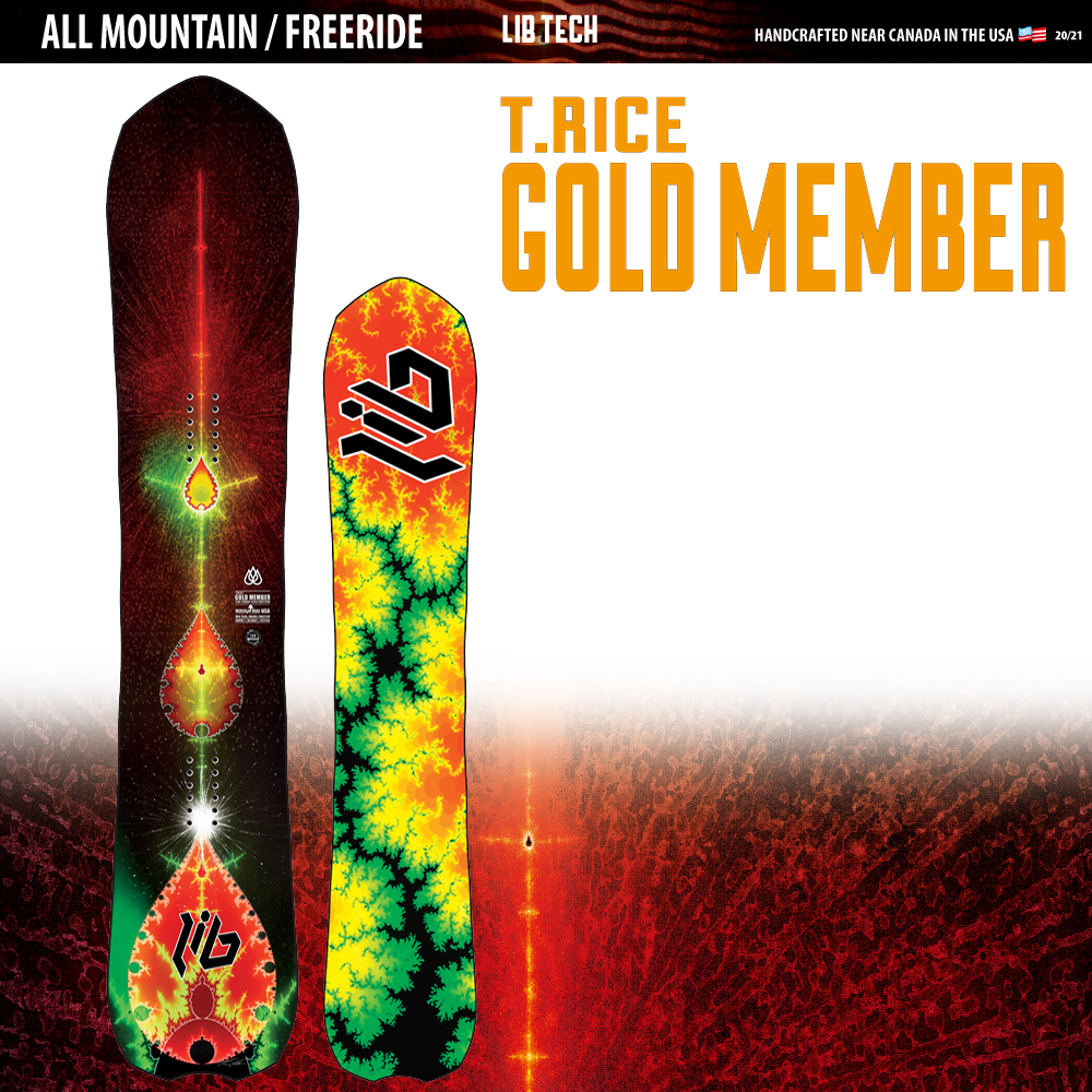 LIB TECH  TRAVIS RICE GOLD MEMBER