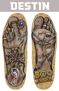 Boo Johnson Gnar Foot