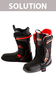 THE SOLUTION SNOWBOARD BOOT LINER CUSTOM ARCH