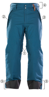 TRACKER PANT 各部詳細