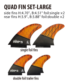 QUAD FIN SET - LARGE