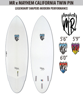 MRxMAYHEM CALIFORNIA TWIN PIN 