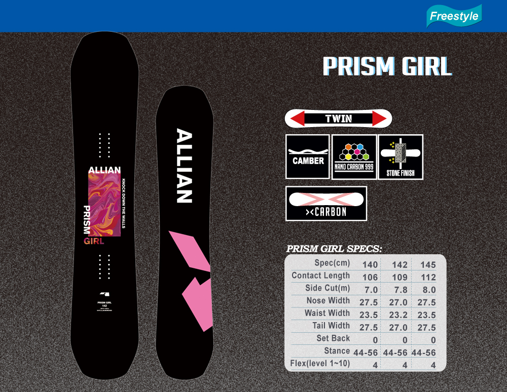PRISM GIRL _ ALLIAN SNOWBOARDS 22-23