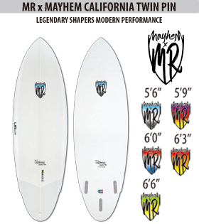 MRxMAYHEM CALIFORNIA TWIN PIN 